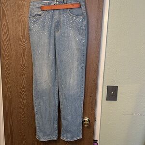 Universal thread Embellished Blue Jeans